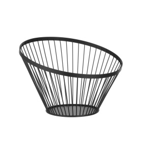 Cos negru pentru fructe, Hendi, Inox, 300x(H)250 mm - Img 2