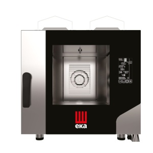 Cuptor pe gaz cu convectie cu abur Millennial Black Mask Gastro, 5× GN 1/1, Tecnoeka, 230V/300W, 9300kW, 730x849x(H)801mm