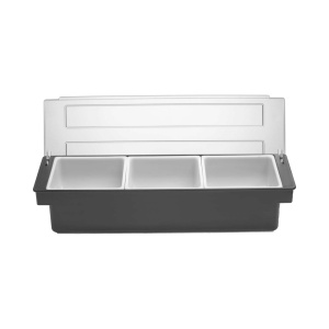 Cutie pentru ingrediente Hendi - 3 recipiente, 480x150x(H)100 mm - Img 2