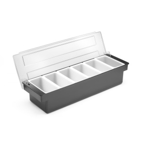 Cutie pentru ingrediente Hendi, 6 recipiente 480x150x(H)100mm - Img 2