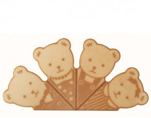 Decor din aluat dulce pentru inghetata si prajituri, 360buc, fara ulei de palmier