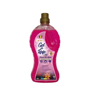 Detergent rufe, gel de rufe 3 in 1, parfum floral, 2L, Floare de Roua - Img 2