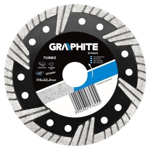 Disc diamantat 115mm, Turbo