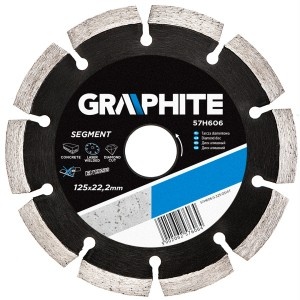 Disc diamantat -sudat cu LASER 125x22.2mm