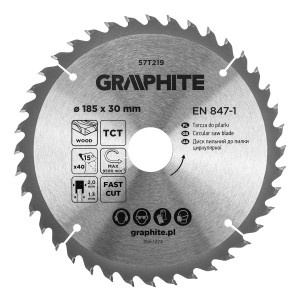 Disc fierastrau, VIDIA, 185 x 30 mm, 40 dinti