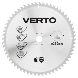 Disc pentru circular, 350 x 30 mm, 60 dinti