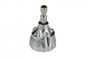 Dispozitiv debavurare teava exterior, 3 - 19 mm, prindere HEX 1/4", Dedra - Img 3