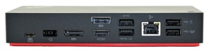 Dokkoló Lenovo ThinkPad Lenovo ThinkPad 40AS modell, 1 x HDMI, 2 x DisplayPort, 5 x USB-A, 2 x USB-C, LAN, töltő nélkül, használt, használt - Img 5