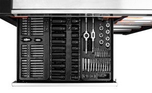 Dulap pentru scule complet echipat, 12 sertare, 229 scule, ideal service auto/moto, Neo - Img 4
