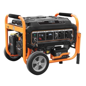 Elektromos generátor 2800/3000W, 7hp, 2.63l/óra, 208cc, kulcsos indítás, Neo