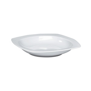 Farfurie Hendi pentru supa 'Gala' 230 mm, portelan alb