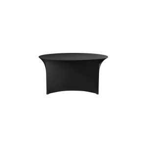 Fata de masa Symposium, Hendi, diametru 180cm, Negru, , 90% poliester 10% elastan