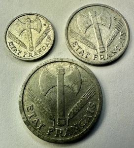 FRANTA - REGIMUL DE LA VICHY - 50 Centimes / 1 FRANC / 2 FRANCS ( 1942-1943 ) - Img 2