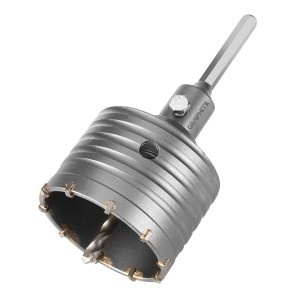 Freza cu furca de 80 mm cu adaptor HEX si burghiu pilot