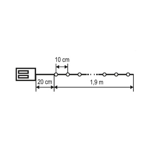 Ghirlanda lumini micro LED, temporizator 6/18h, micro LED cu 20 de culori - Img 3