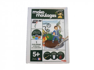 Gipszöntő készlet, festés, autóversenyző figura, Mako Moulages