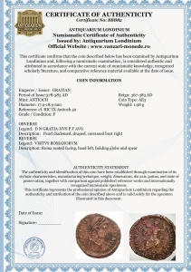 GRATIAN ( 378-383 AD )-Moneda Antica Romana - Img 3