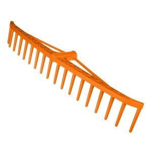 Grebla de fan armata, din plastic