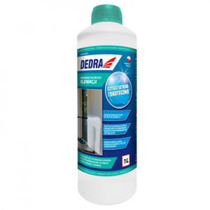 Homlokzattisztító oldat, dekoratív vakolat, lemosható festék, 1L, Dedra