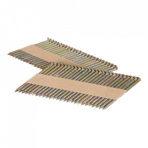 Horganyzott szögek 75x3.1mm, perforált papírcsík, 2500 db, Fixman - Img 4