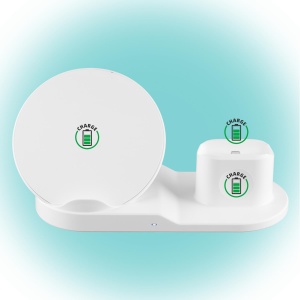 Incarcator wireless, standard Qi, 3in1