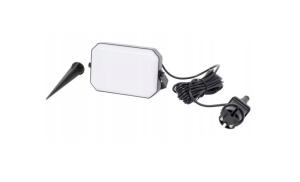 Intelligens környezeti reflektor kertbe / otthonra, LED RGB SZÍNES LED fény, FEHÉR, WI-FI csatlakozás, 8W, LSC - Img 4