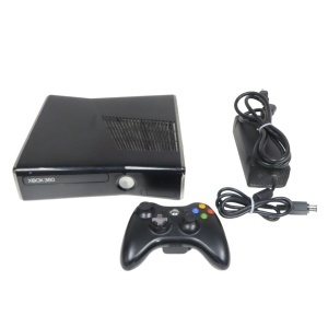 Játékkonzol XBOX 360 S Console Slim, 1439-es modell, HDD 250 gb, 1 kontroller, használtan