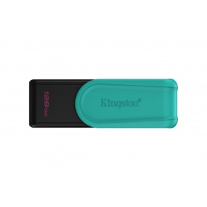 Kingston 128GB Portable USB 3.2 Gen 1 DataTraveler Exodia S (Black/Turquoise) "DTXS/128GB"