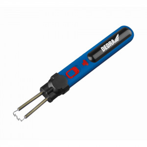 Kit aparat pentru lipit/sudat plastic cu acumulator, reparatii fisuri din plastic, 4V, incarcare USB-C, Dedra - Img 1