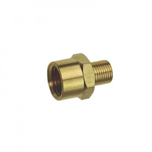 Kompresszor tömlő reduktor, 1/4" belső menet, 1/8" külső menet, sárgaréz, Pansam