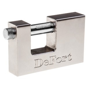 Lacat rectangular, ranforsat, 90mm, 3 chei