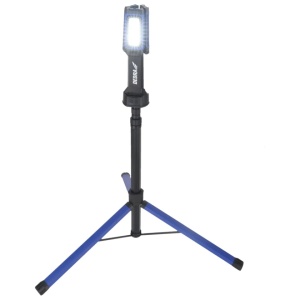 Lampa LED multifunctionala pentru santier, service auto, lumina 360 grade, 4500lumeni, acumulator inclus, trepied, 2 setari de culoare, 3 setari intensitate, Dedra - Img 10