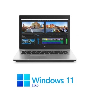 Laptop HP ZBook 17 G5, i7-8850H, 16GB DDR4, SSD, Quadro P3200 6GB, Win 11 Pro
