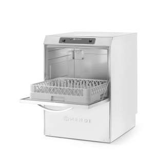 Mașină de spălat vase 50x50, control electronic, HENDI, Profi Line, Argintiu, 400V/4400W, 582x610x(H)822mm - Img 2