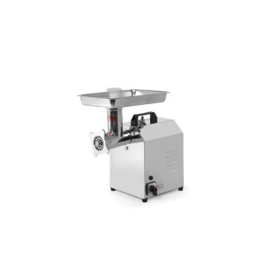 Masina de tocat carne, 2 discuri tocare de 6 si 8 mmm din inox, cutit din inox, melc din inox, tub pentru impingere, Hendi Top Line, 250 Kg/ora, corp inox, palnie inox chirurgical 304, 900 W - Img 1