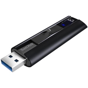 MEMORIE USB 3.1 SANDISK 128 GB, retractabila, carcasa aluminiu, negru, "SDCZ880-128G-G46" - Img 2