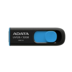 MEMORIE USB 3.2 ADATA, 32 GB,AUV128, negru / albastru "AUV128-32G-RBE"