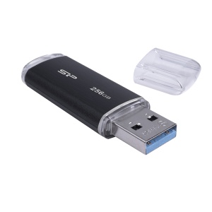 Memorie USB Blaze B02, 256GB, USB 3.0, Black "SP256GBUF3B02V1K" - Img 3