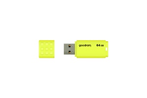 Memorie USB GOODRAM USB flash disk UME2 64GB USB 2.0 galben, Citire 20 MB/s, Sciere 5 MB/s "UME2-0640Y0R11" - Img 3
