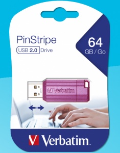 MEMORIE USB VERBATIM PINSTRIPE 64GB PINK "49962" - Img 4