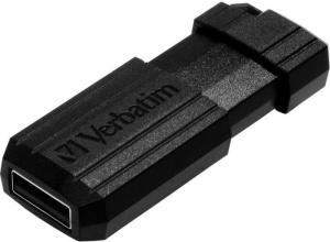 MEMORIE USB VERBATIM PINSTRIPE 64GB USB 2.0 NEGRU "49065"