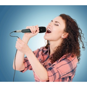 Microfon de mână, XLR-6,3 mm, metalic - Img 4