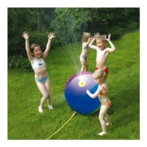 Minge gonflabila cu sprinkler, alimentare apa, 90cm, Water Zone - Img 2