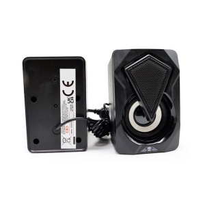 Mini boxe PC, laptop, iluminare LED RGB, 2x3W, alimentare USB, semnal mufa jack 3.5mm, NO FEAR - Img 7