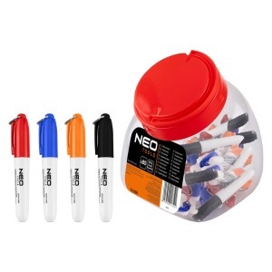 Mini marker, 4 culori (comanda 80 buc. pentru ambalare la borcan)