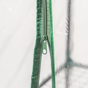 Mini télikert, összecsukható üvegház szűk helyekre, erkélyre, teraszra, 143x73x195cm, PVC, Dedra - Img 4