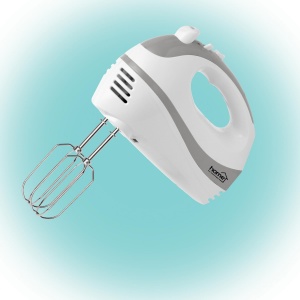 Mixer de mana 250W, 5 trepte, teluri pentru spuma si framantat - Img 1