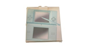 Nintendo DS Lite játékkonzol, USG-001 modell, japán változat, színe: Icy Blue, Bleu, dobozban, minden tartozékkal együtt, A+ állapotú, használt - Img 4