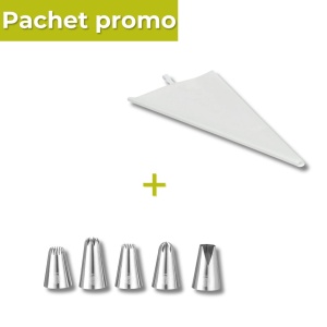 Pachet Pos ornare 40cm + Set 5 varfuri ornare inox 18/8 - Img 1