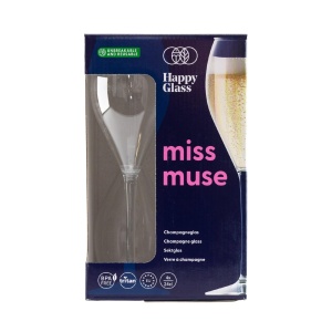 Pahar de sampanoe incasabil, 24 cl, 4 buc./set - Img 3